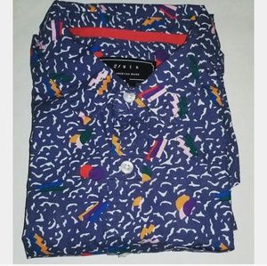 Quirky short sleeved button down